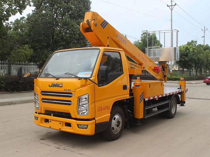 國六江鈴21米藍牌高空作業(yè)車(chē)