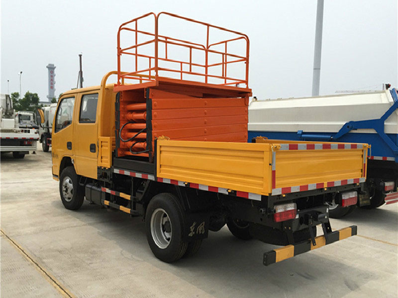東風(fēng)12米剪叉車(chē)載式高空作業(yè)車(chē)