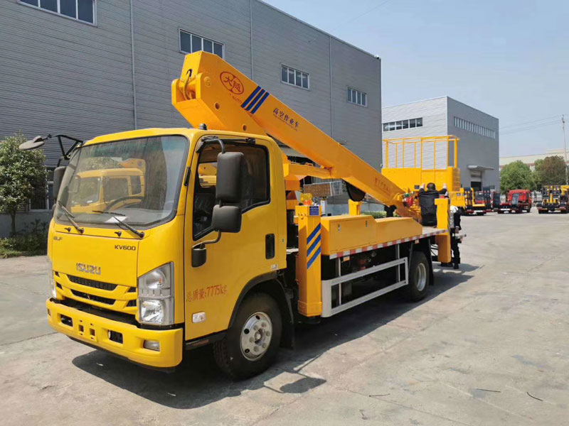 五十鈴25米登高車(chē)配置介紹