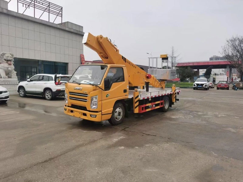 國六藍牌24米江鈴直臂高空作業(yè)車(chē)