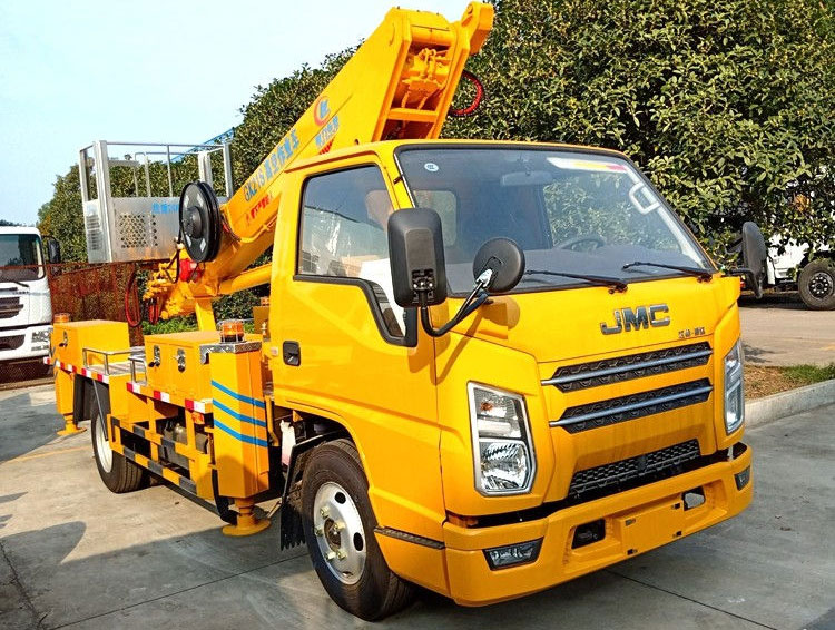 國六江鈴順達伸縮臂21米藍牌高空作業(yè)車(chē)