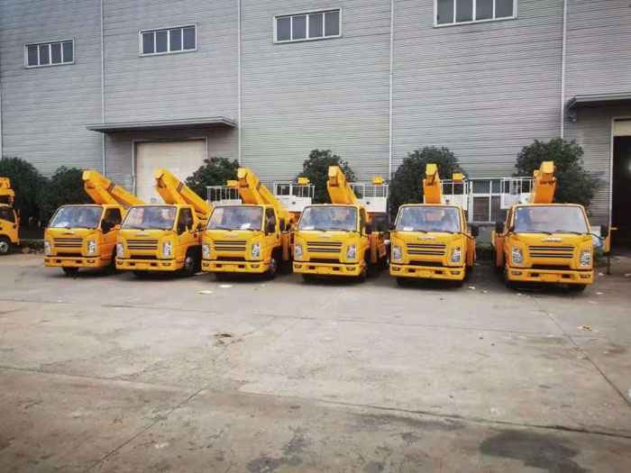 國六江鈴21米藍牌高空作業(yè)車(chē)批量下單