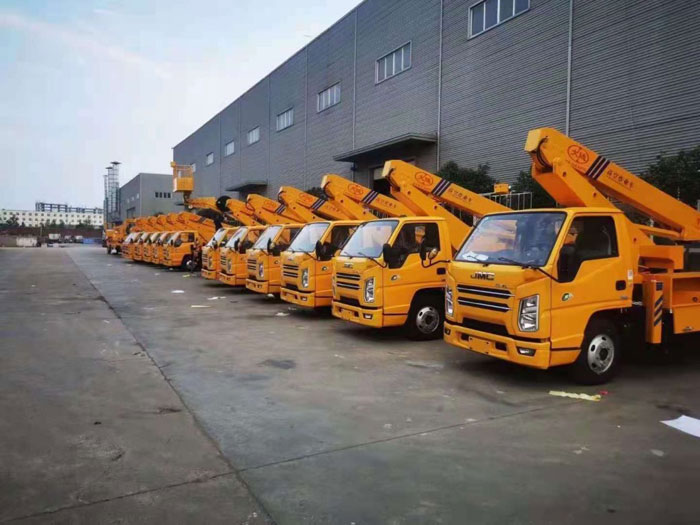 國六江鈴21米藍牌高空作業(yè)車(chē)批量下單