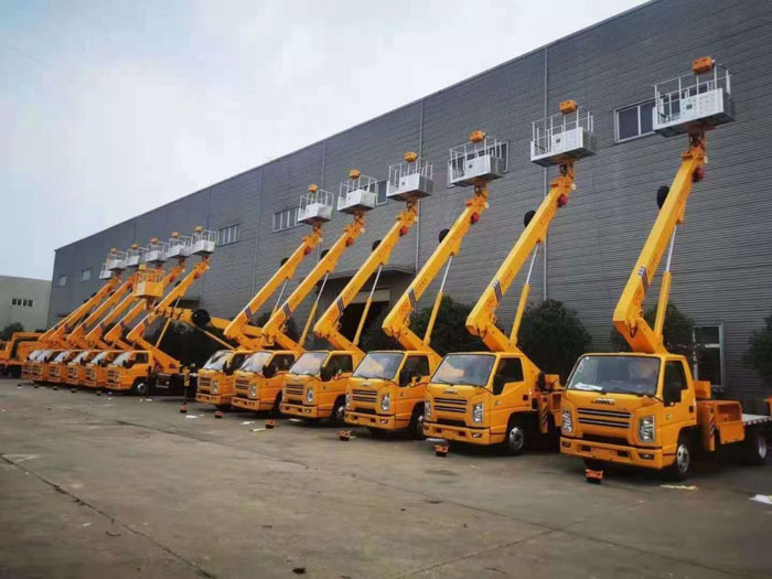 國六江鈴21米藍牌高空作業(yè)車(chē)批量下單
