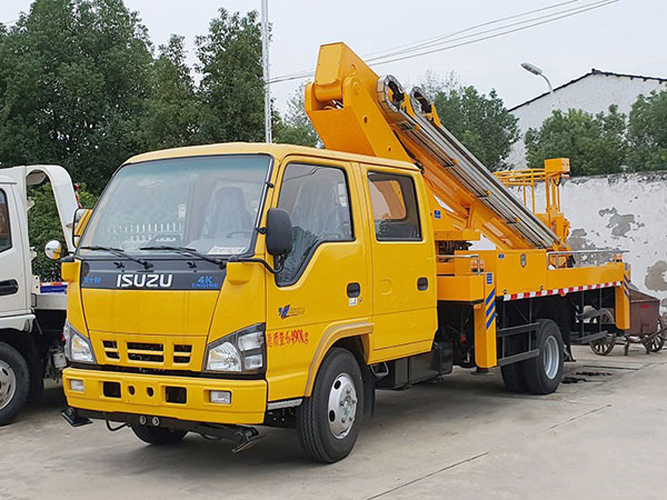 五十鈴16米直臂高空作業(yè)車(chē)動(dòng)態(tài)