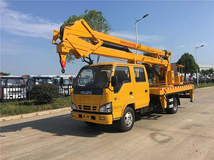 慶鈴五十鈴雙排座18米國六高空作業(yè)車(chē)