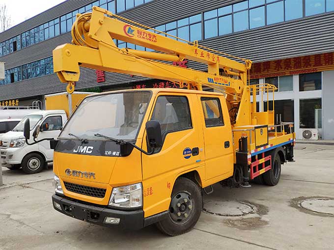 國六藍牌江鈴12米高空作業(yè)車(chē)