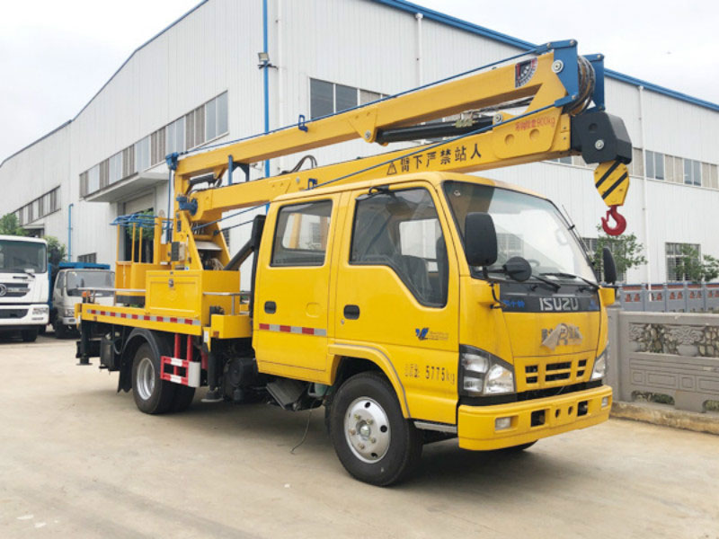 國六慶鈴五十鈴14米高空作業(yè)車(chē)配置介紹