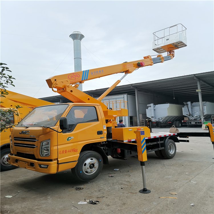 全新江鈴國六17.5米藍牌直臂高空作業(yè)車(chē)