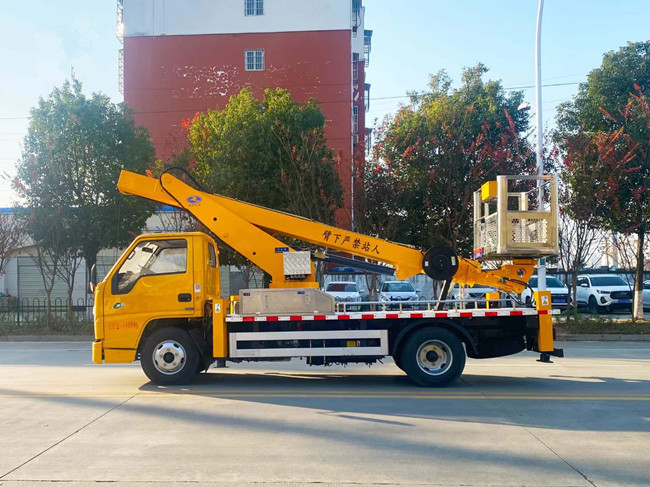 藍牌國六江淮康鈴21米直臂高空作業(yè)車(chē)
