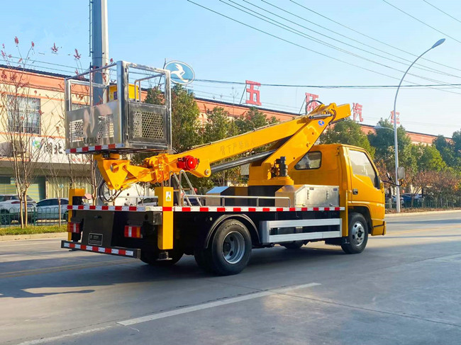 藍牌國六江淮康鈴21米直臂高空作業(yè)車(chē)