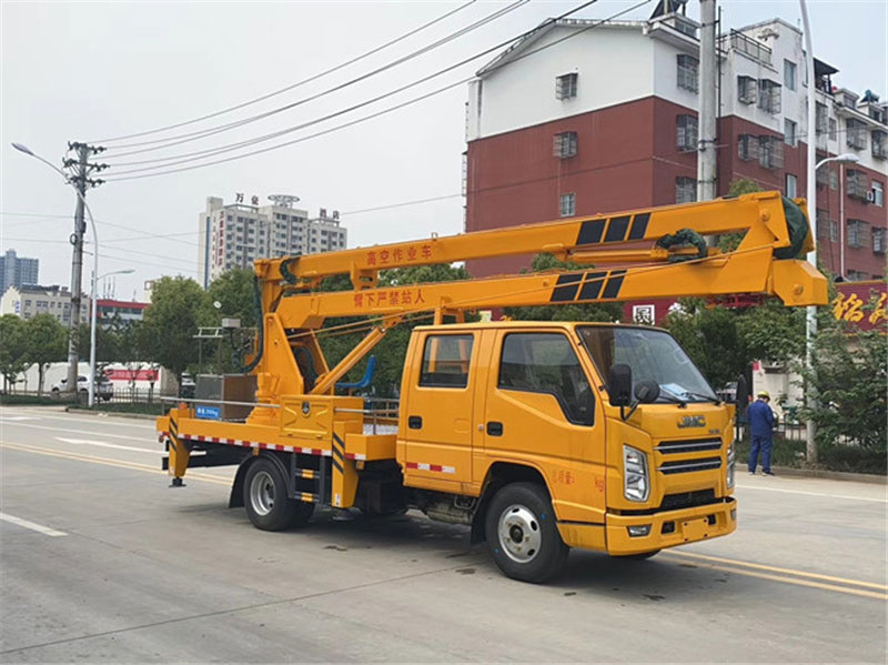 國六江鈴曲臂16米高空作業(yè)車(chē)