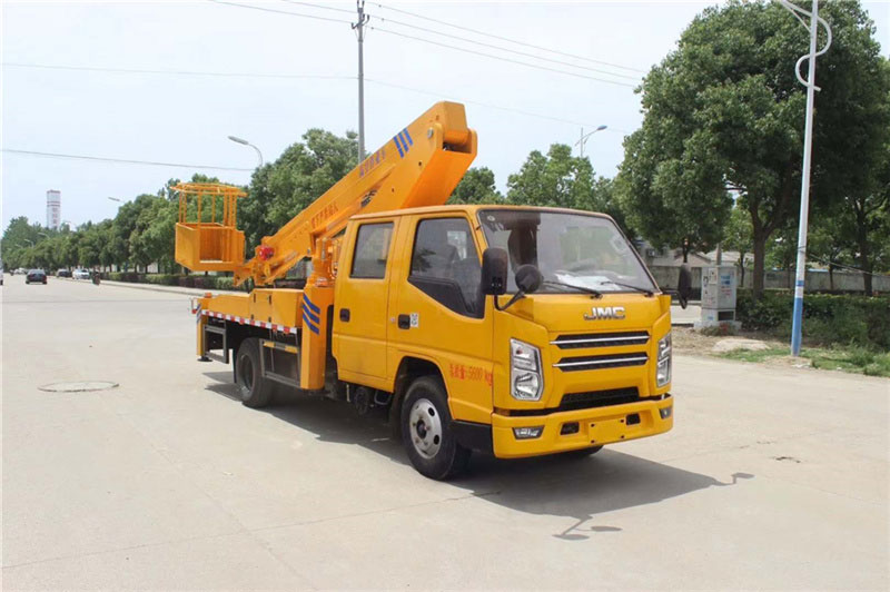 藍牌江鈴直臂伸縮式21米高空作業(yè)車(chē)