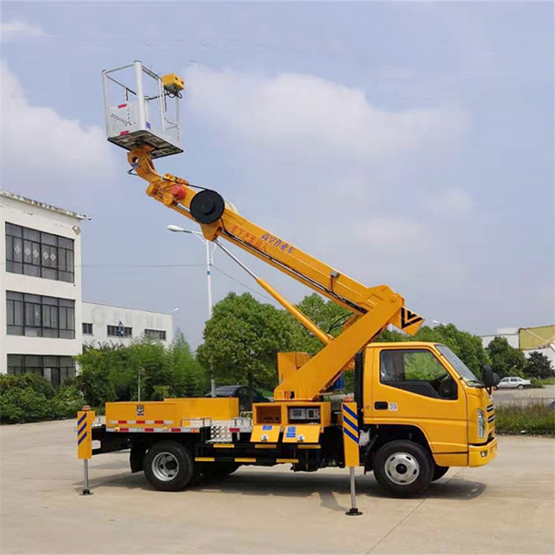 藍牌江鈴直臂伸縮式21米高空作業(yè)車(chē)