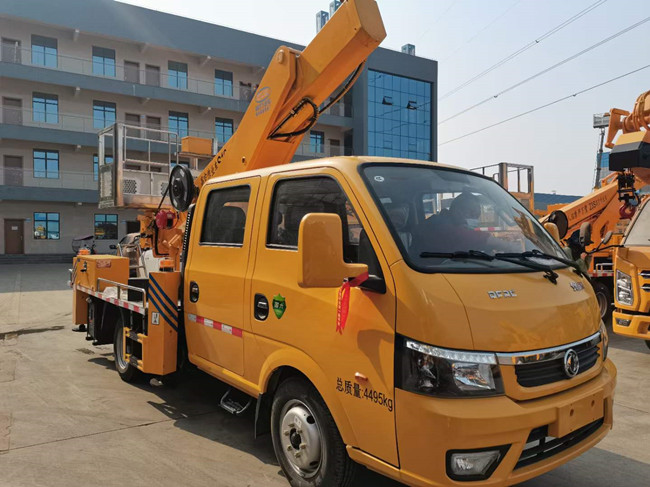 國六東風(fēng)途逸雙排16米直臂高空作業(yè)車(chē)