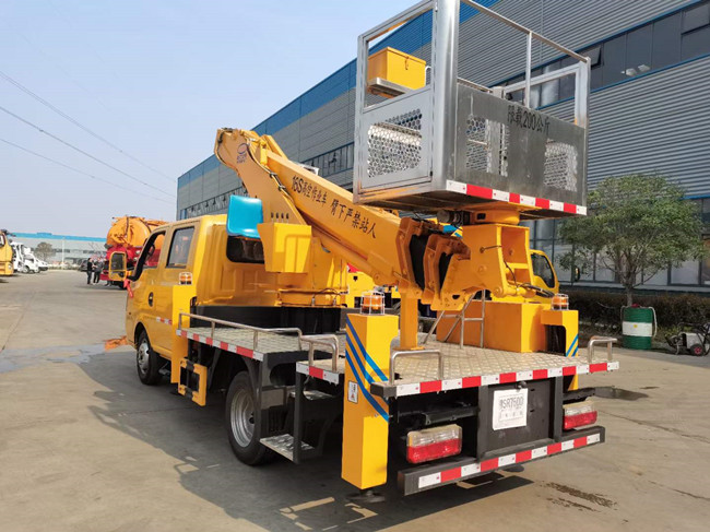 國六東風(fēng)途逸雙排16米直臂高空作業(yè)車(chē)