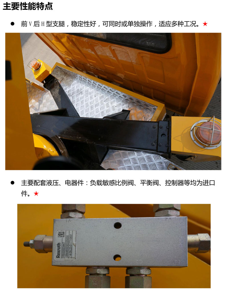 藍牌25-27米直臂伸縮式高空作業(yè)車(chē)