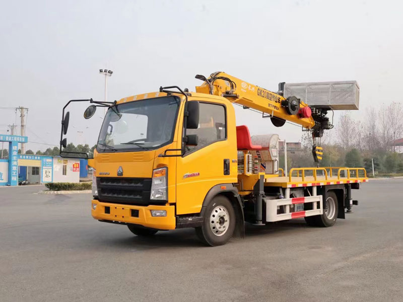全國獨家20米隨車(chē)吊式高空作業(yè)車(chē)