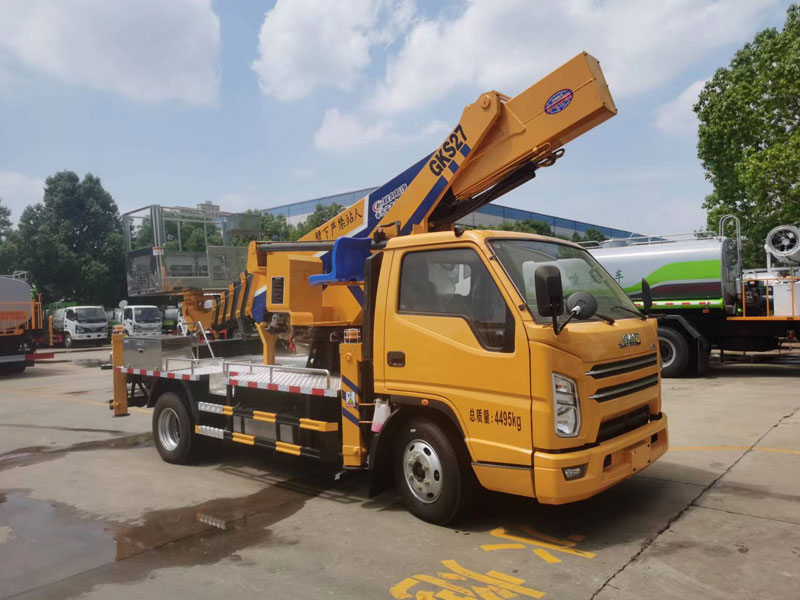 江鈴順達藍牌寬體27米直臂伸縮式高空車(chē)