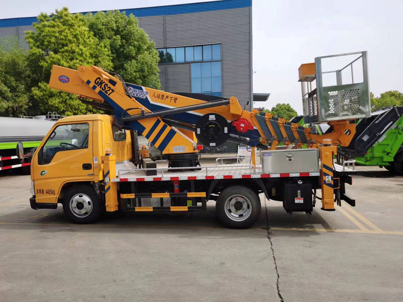 藍牌27米直臂伸縮式高空作業(yè)車(chē)-CL5042JGKA6DS