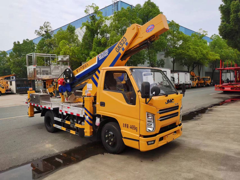 23米江鈴藍牌直臂伸縮式高空工作車(chē)-CL5042JGKA6DS