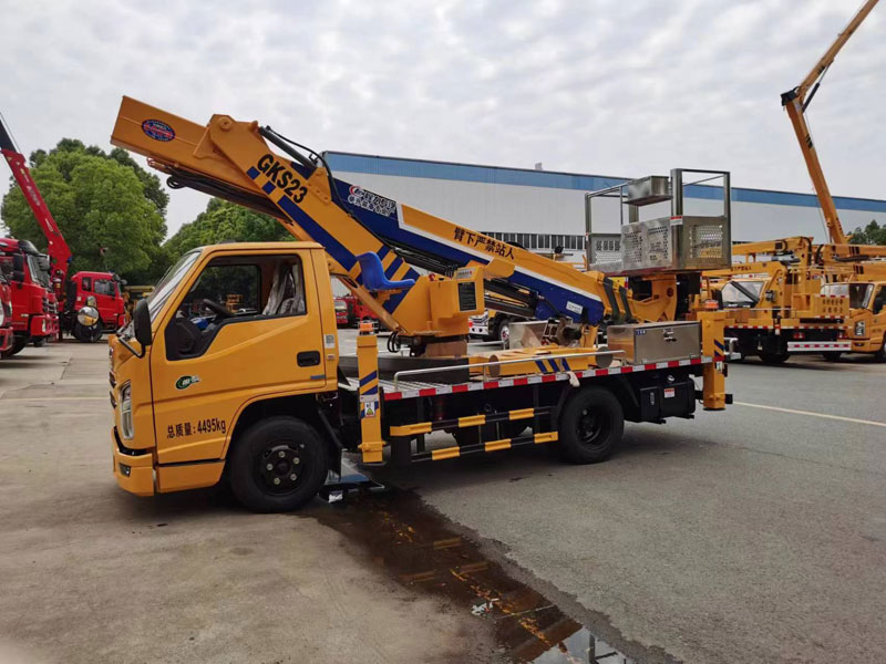 23米江鈴藍牌直臂伸縮式高空工作車(chē)-CL5042JGKA6DS