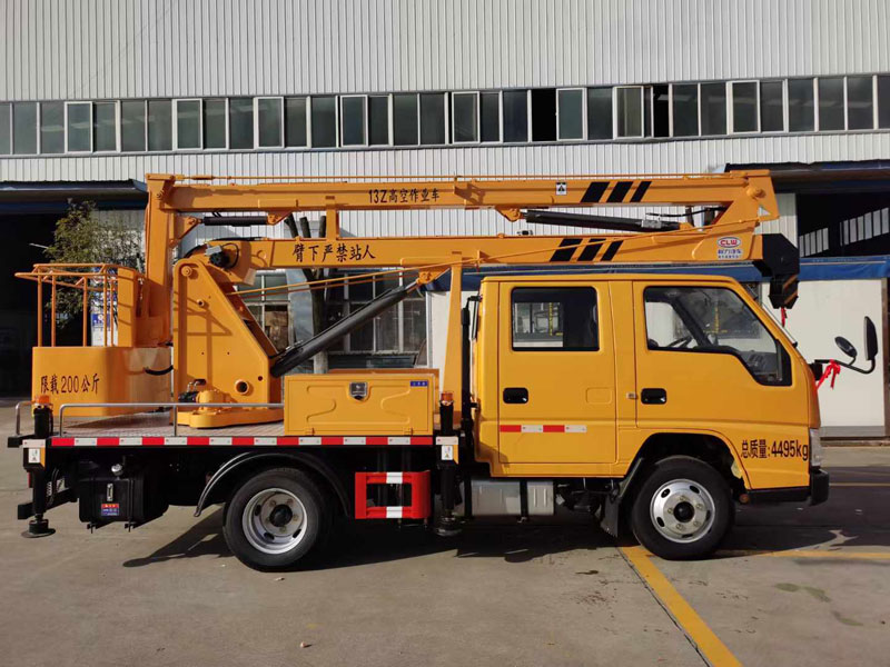 程力華鑫江鈴順威13米藍牌折臂高空作業(yè)車(chē)
